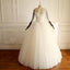 Off Shoulder Long Sleeve Beaded A-line Lace Long Custom Cheap Wedding Dresses,WDY0172