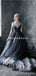 A-line Beaded Black Lace Wedding Dresses.Cheap Wedding Dresses, WDY0278