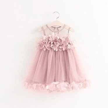 Pink Tutu Flower Dress For Birthdays, Princess Party, Flower Girl, Photo Shoots,FGY0151